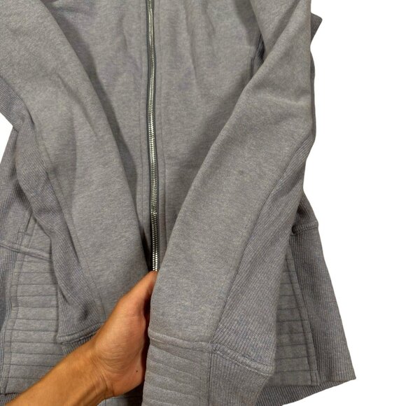 Lululemon Radiant Jacket II Women's 4 Purple Full Zip Cotton Fleece - Picture 3 of 10